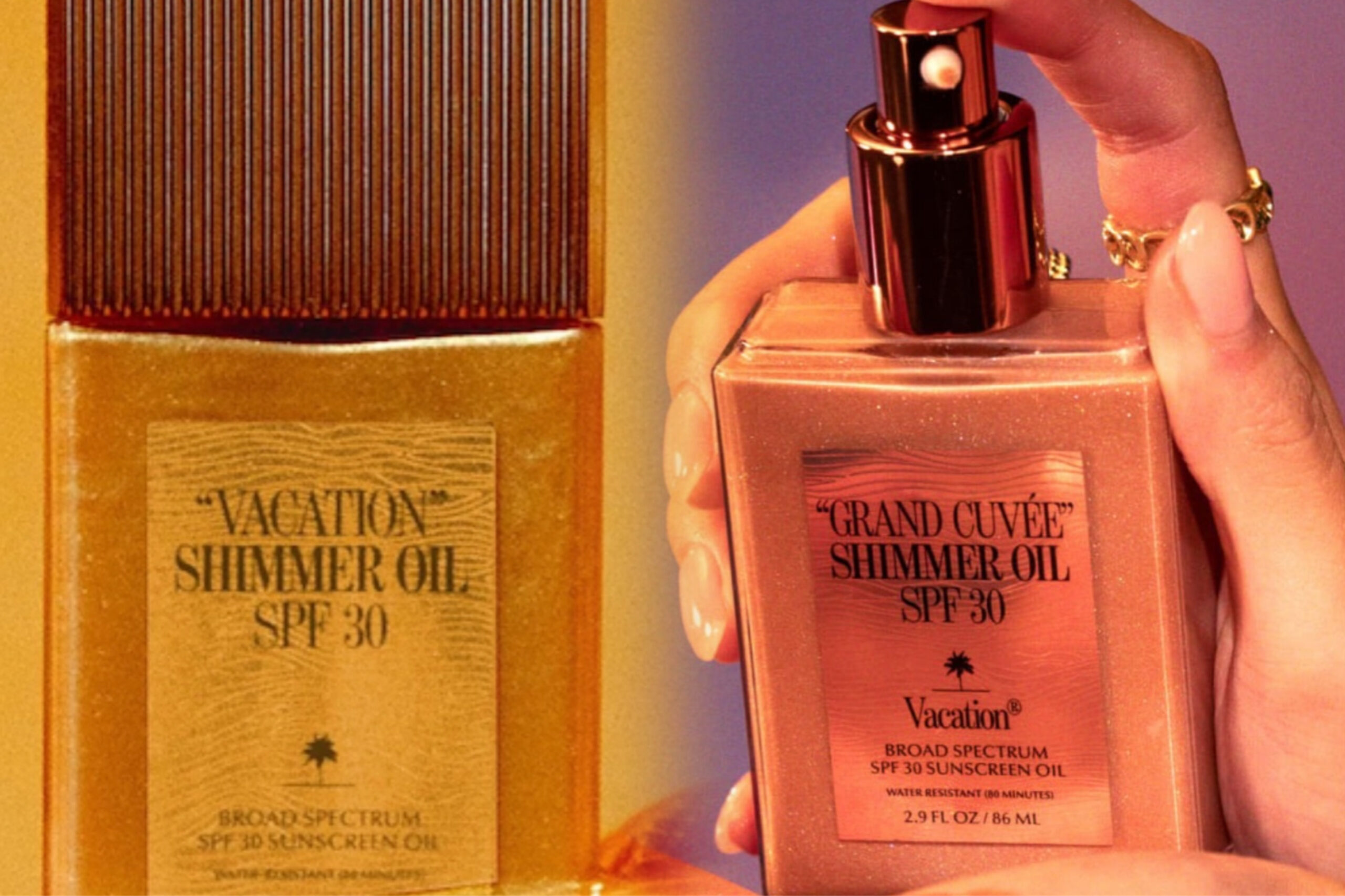 Сохраняйте летнее сияние с солнцезащитным маслом Vacation Shimmer SPF 30